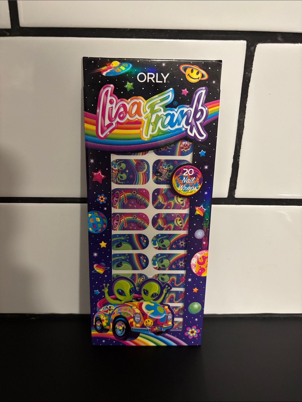 ORLY x Lisa Frank Zoomer & Zorbit Alien Nail Wraps NWT